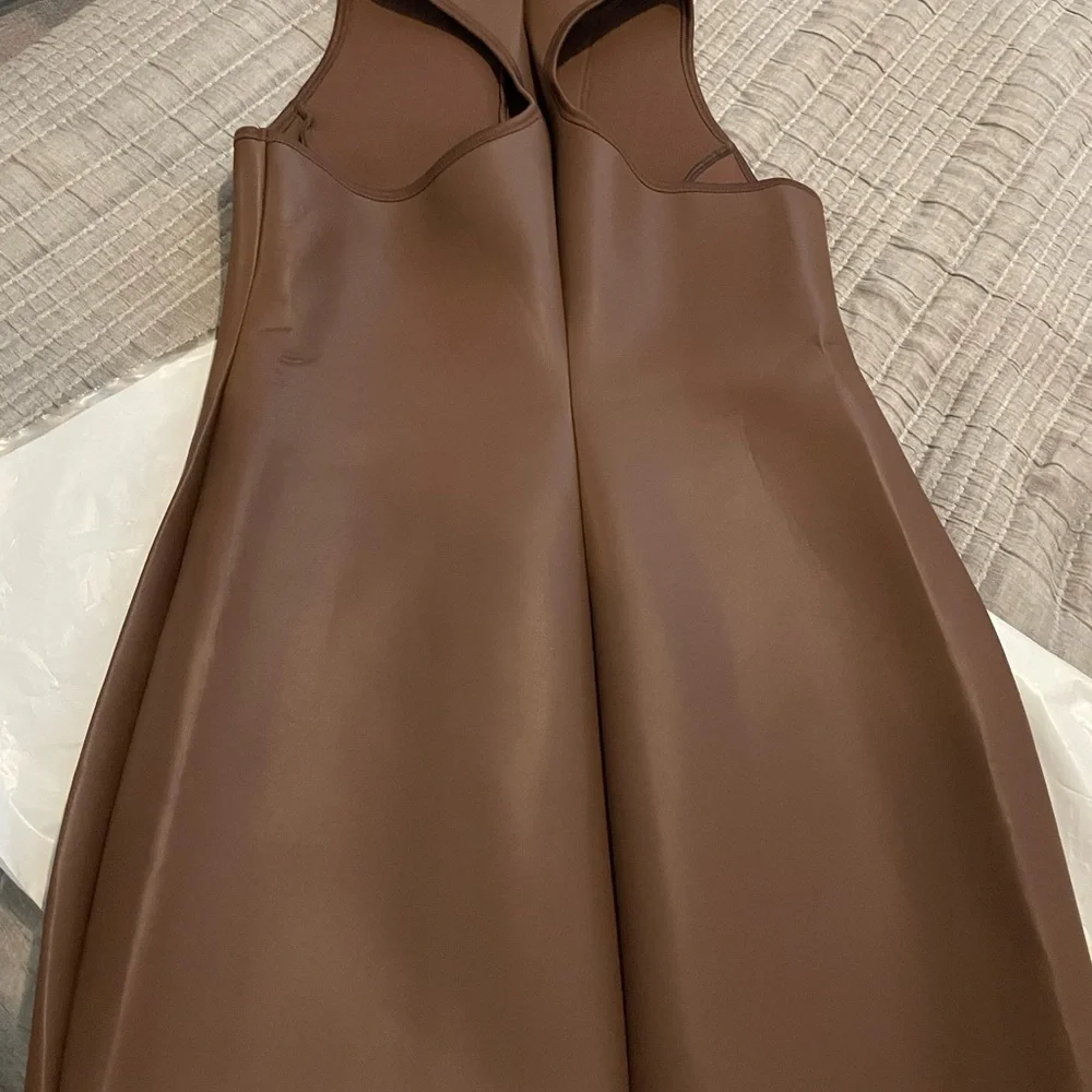 Skims scuba rubberized dress